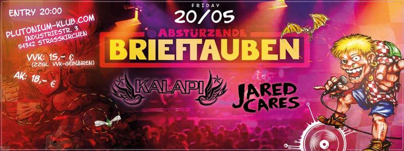 Abstürzende Brieftaubena